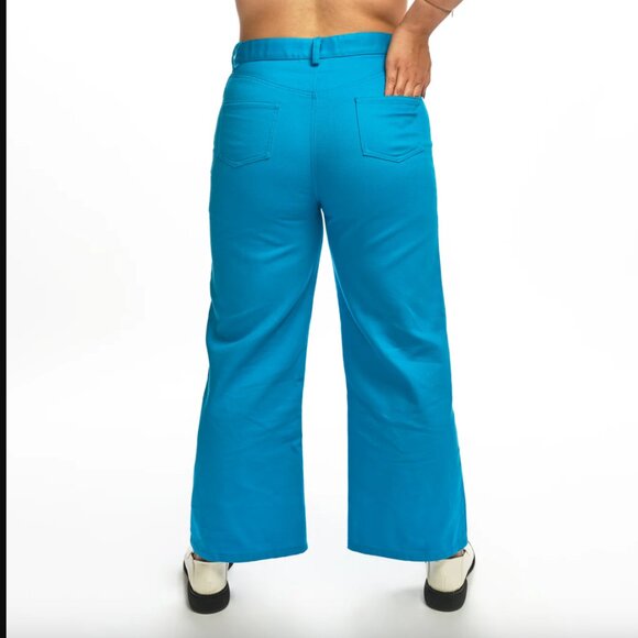 Boyko Booker High Waist Pants - Cerulean Blue 10 NWT - Picture 3 of 7